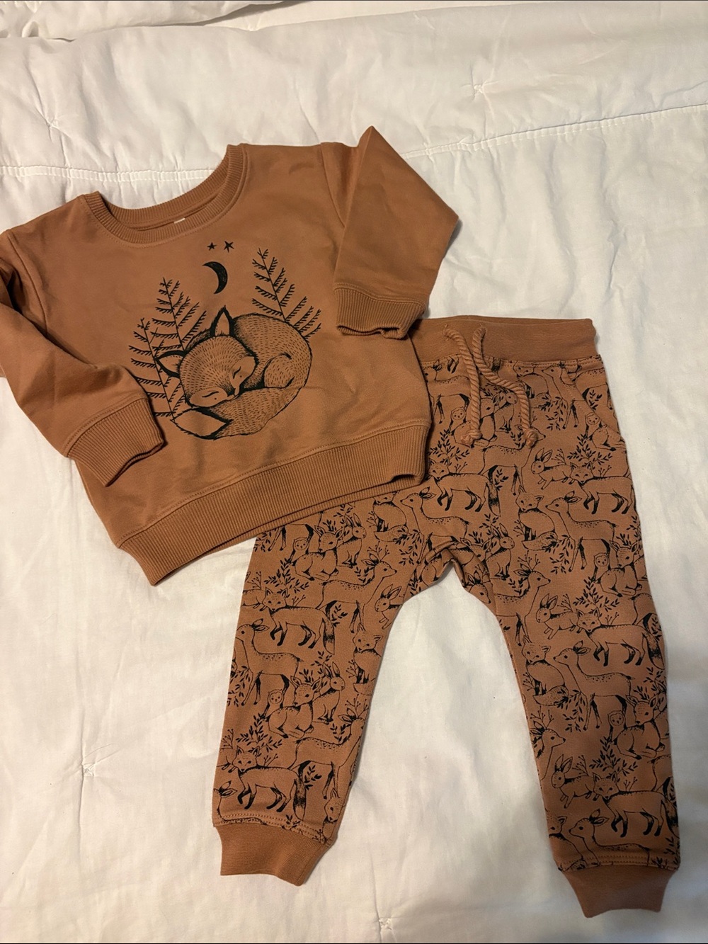 EUC Rylee & Cru Fox Woodland Creature Set 12-18